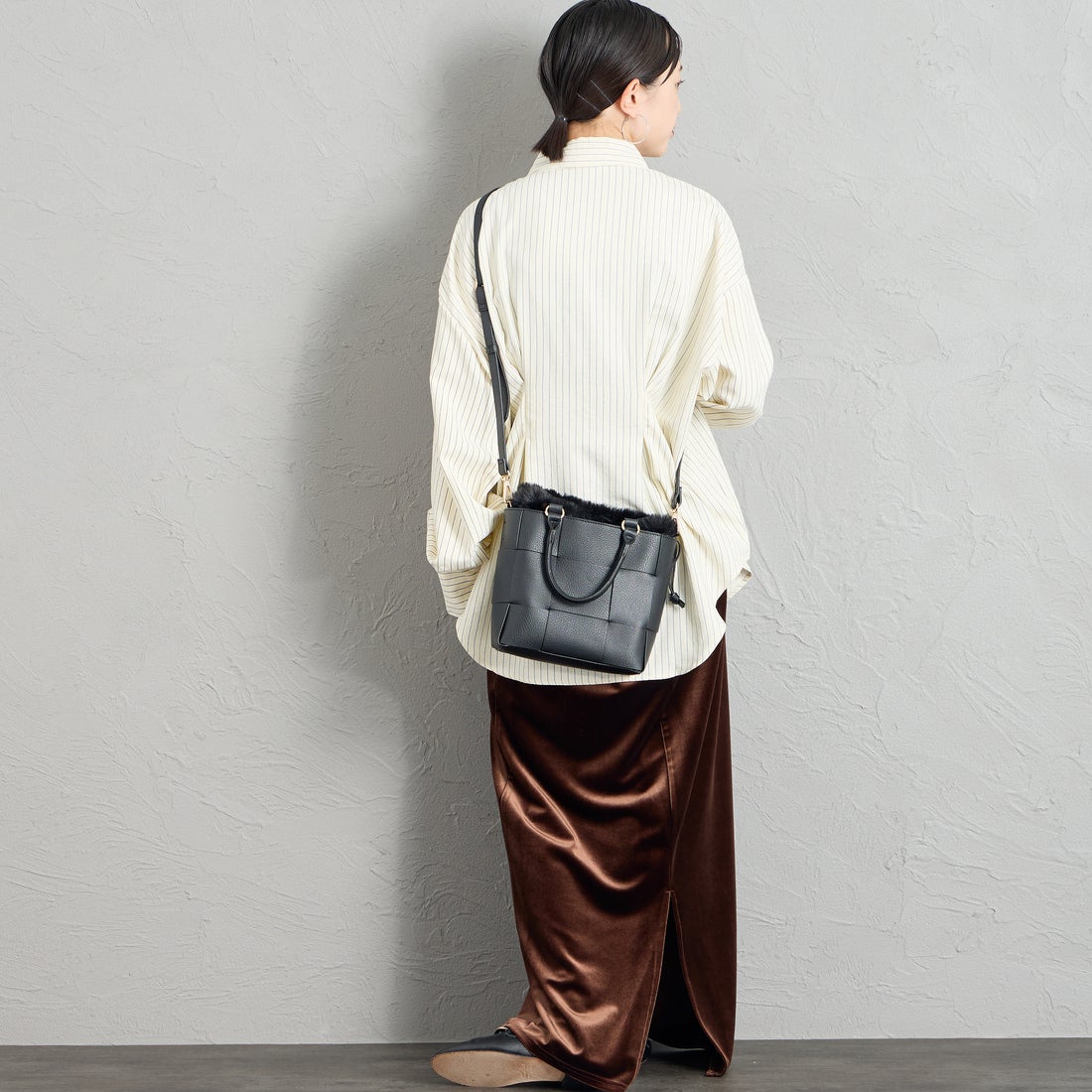 CACHELLIE [カシェリエ] PUメッシュ4WAYトートバッグ [C8916] BLACK