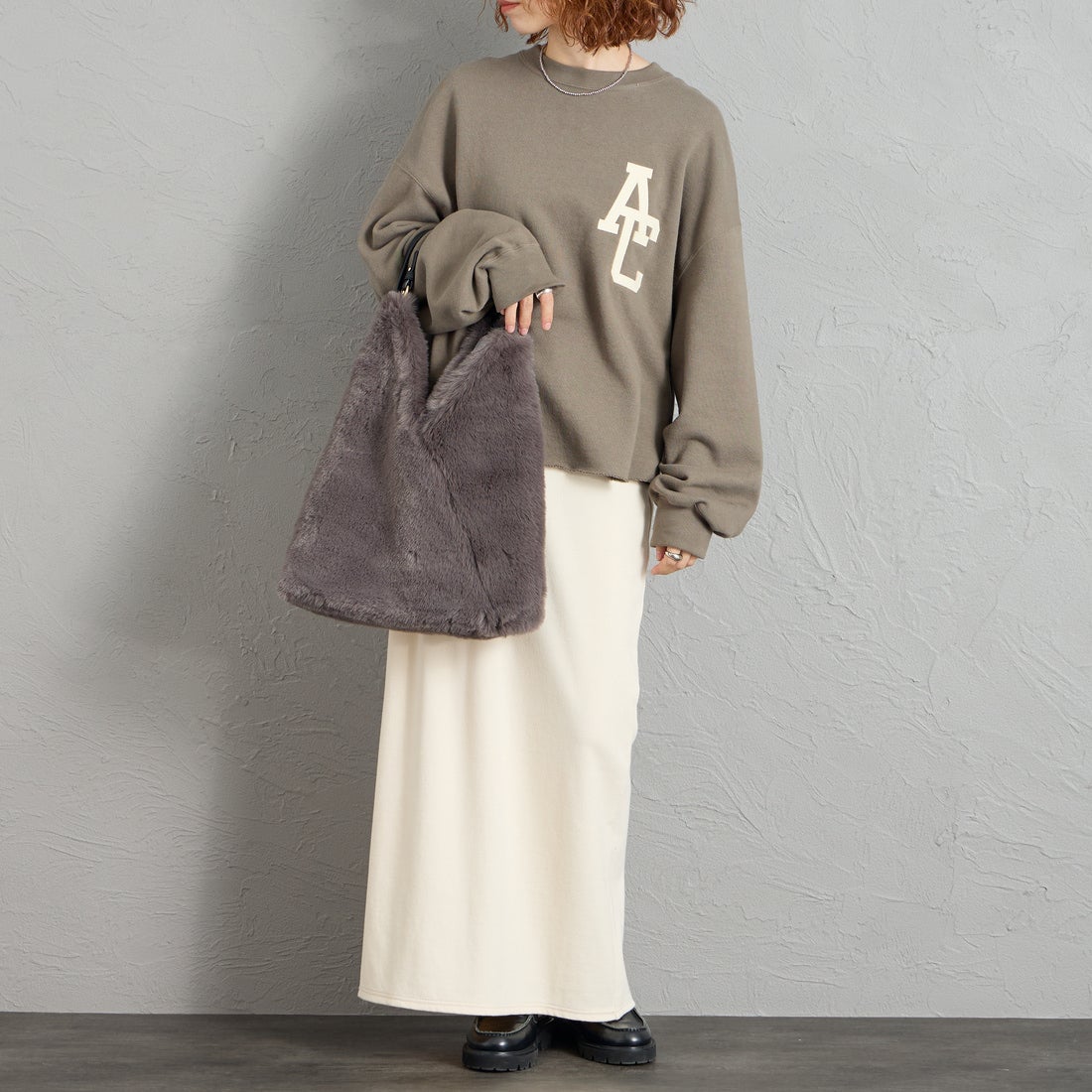 CACHELLIE [カシェリエ] トライアングルファートートバッグ [C8917] GRAY