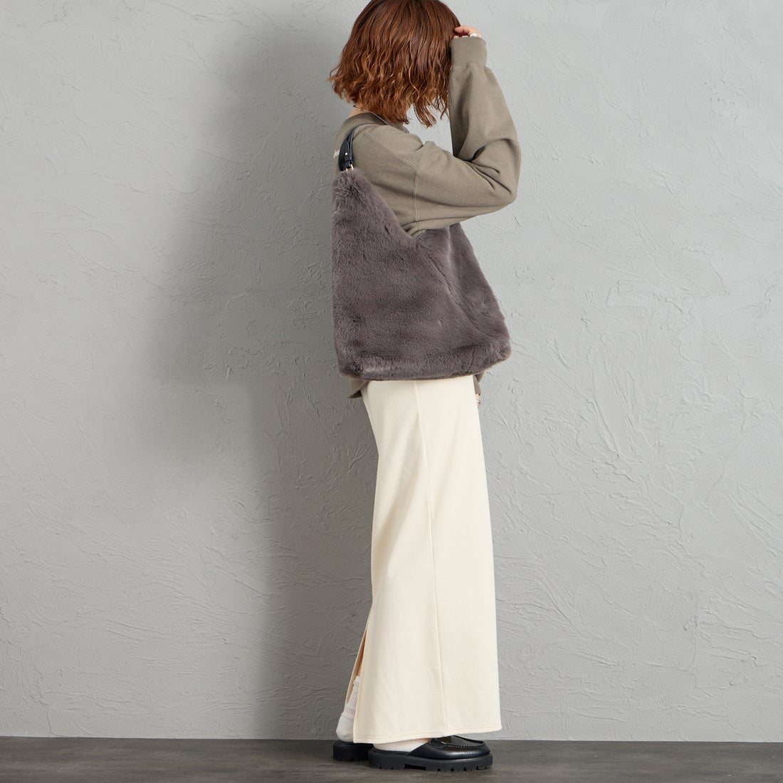 CACHELLIE [カシェリエ] トライアングルファートートバッグ [C8917] GRAY
