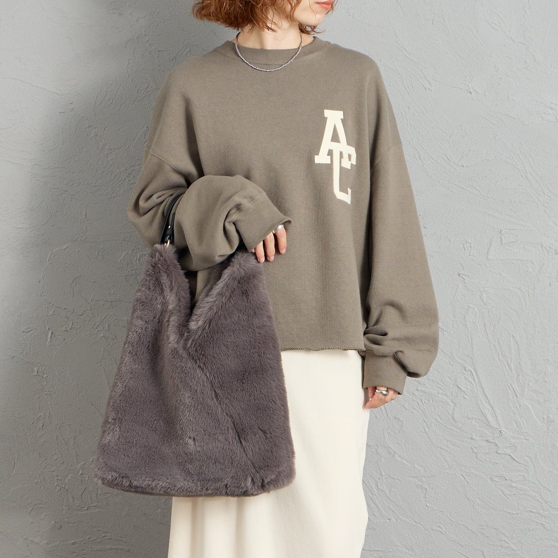 CACHELLIE [カシェリエ] トライアングルファートートバッグ [C8917] GRAY