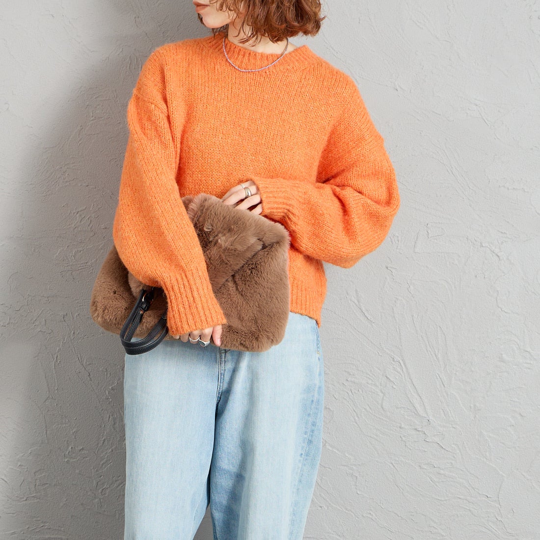 CACHELLIE [カシェリエ] トライアングルファートートバッグ [C8917] BROWN