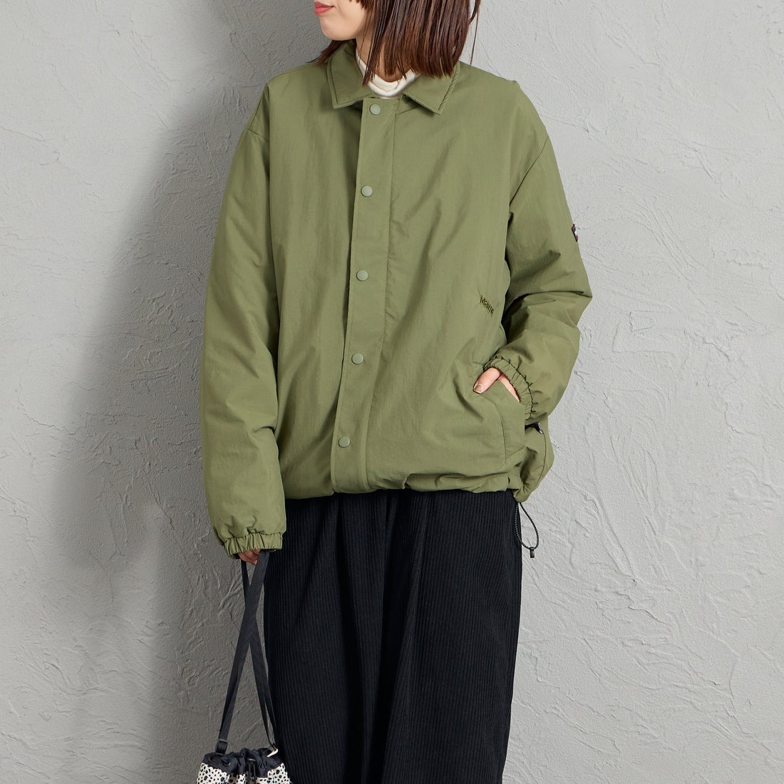 KHAKI&&モデル身長：159cm 着用サイズ：S&&