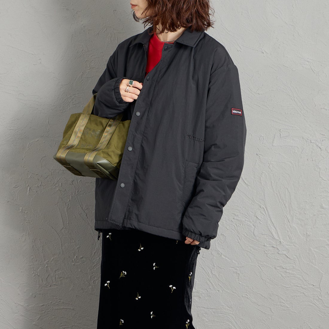 BLACK&&モデル身長：158cm 着用サイズ：S&&
