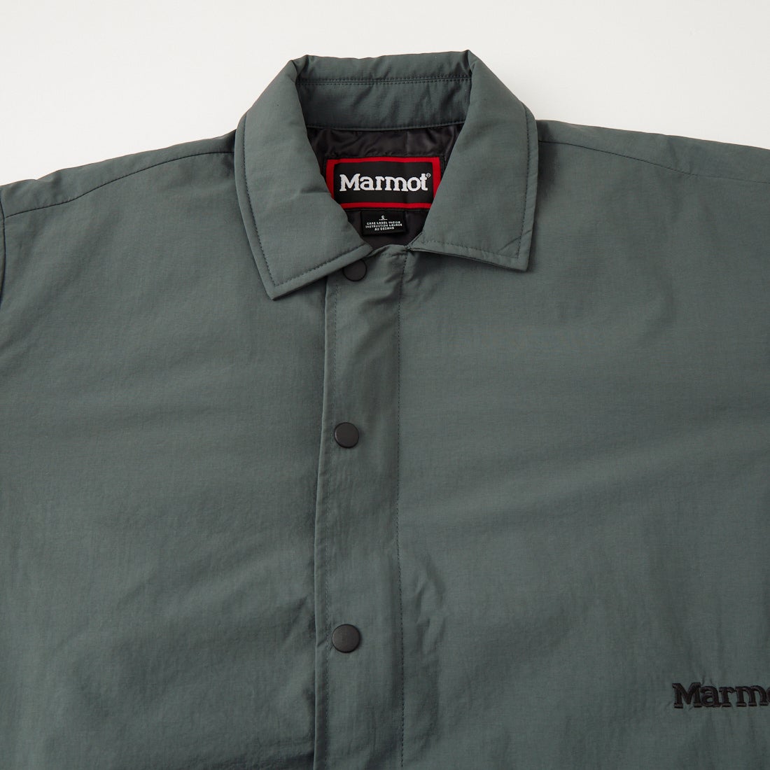 Marmot [マーモット] 別注 プリマロフト 中綿入りコーチジャケット [MTFW26UJK327IN-JF] CHARCOAL