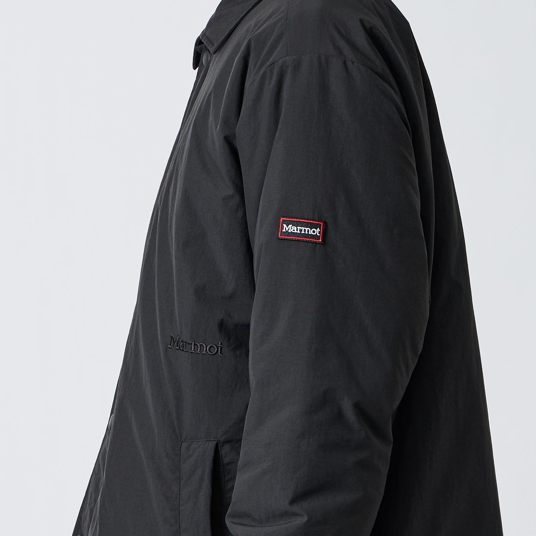 Marmot [マーモット] 別注 プリマロフト 中綿入りコーチジャケット [MTFW26UJK327IN-JF] BLACK