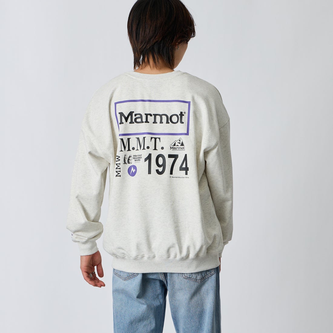 ASH GRAY&&モデル身長：177cm 着用サイズ：L&&
