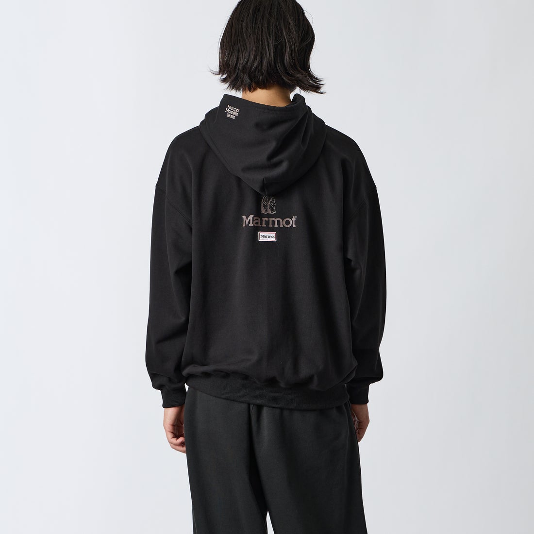 BLACK&&モデル身長：175cm 着用サイズ：M&&
