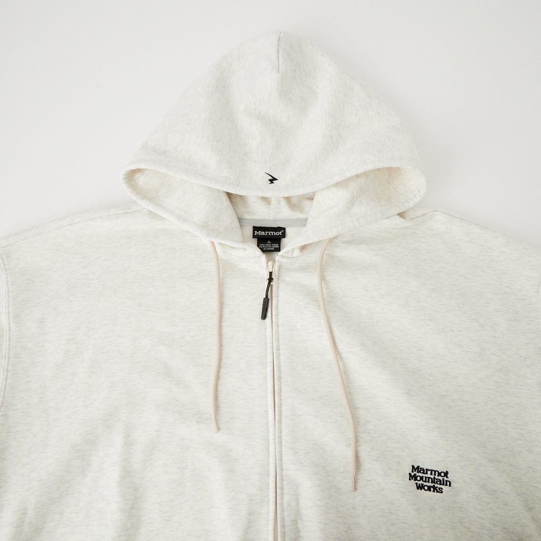 Marmot [マーモット] 別注 ワンポイントロゴ刺繍 ジップパーカー [MTFW26USW333IN-JF] ASH GRAY