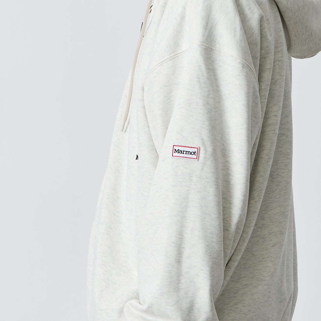 Marmot [マーモット] 別注 ワンポイントロゴ刺繍 ジップパーカー [MTFW26USW333IN-JF] ASH GRAY