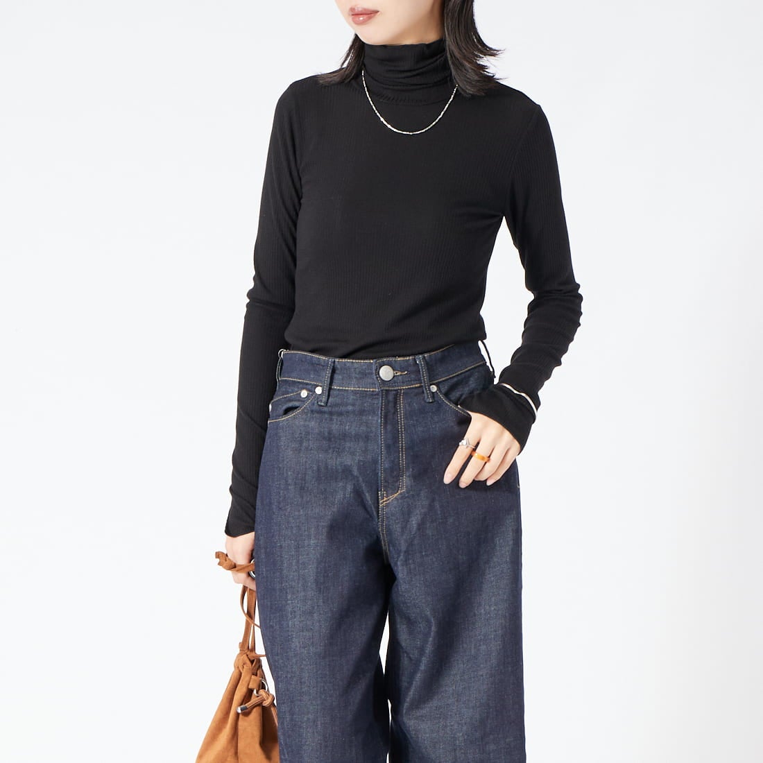 004 ﾌﾞﾗｯｸ&&モデル身長：162cm 着用サイズ：F&&