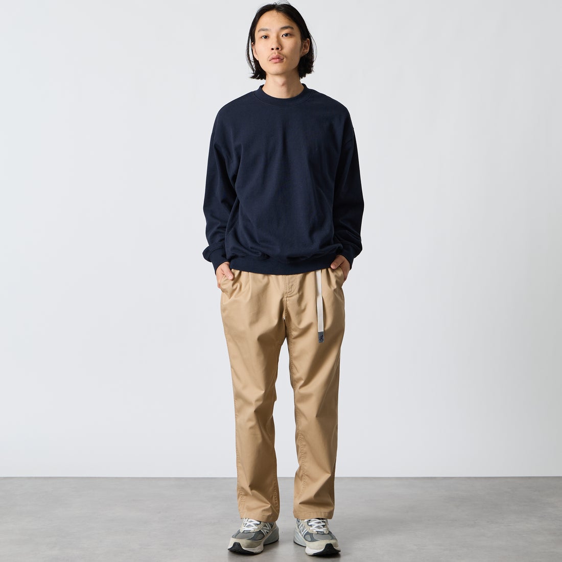 GRAMiCCi [グラミチ] 別注 T/C エブリデイパンツ [GMP6-F1025-JF] CHINO &&モデル身長：175cm 着用サイズ：L&&