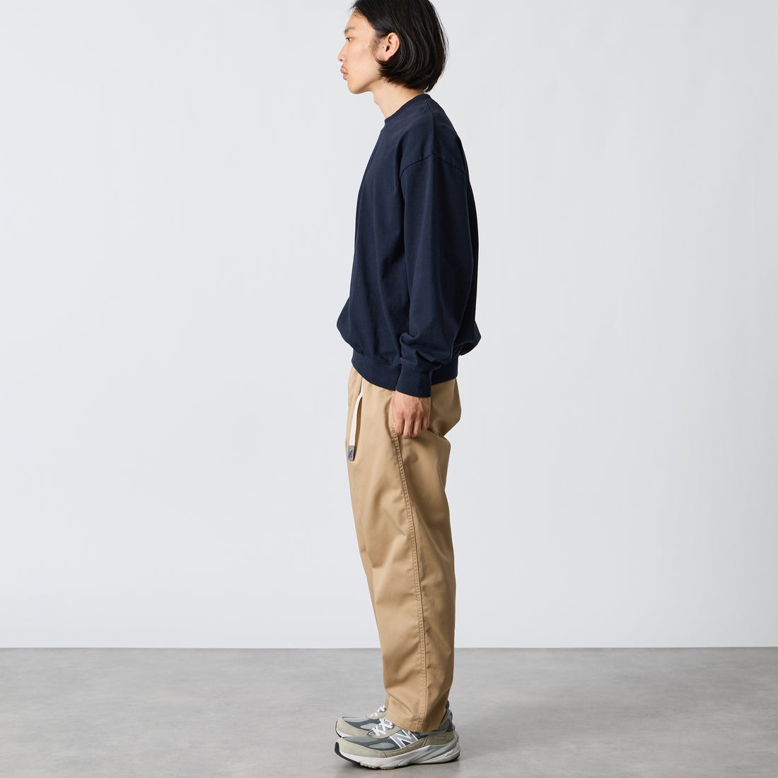 GRAMiCCi [グラミチ] 別注 T/C エブリデイパンツ [GMP6-F1025-JF] CHINO &&モデル身長：175cm 着用サイズ：L&&
