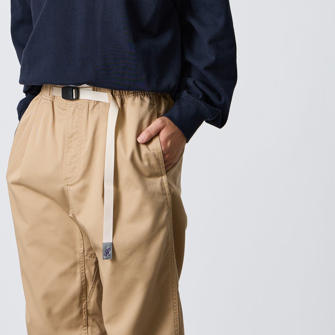 GRAMiCCi [グラミチ] 別注 T/C エブリデイパンツ [GMP6-F1025-JF] CHINO &&モデル身長：175cm 着用サイズ：L&&