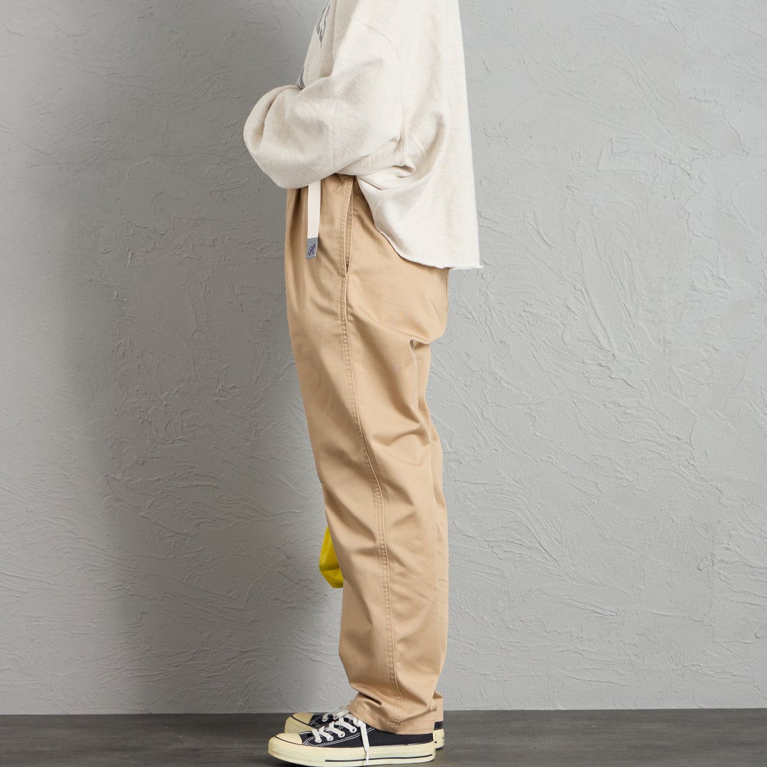 GRAMiCCi [グラミチ] 別注 T/C エブリデイパンツ [GMP6-F1025-JF] CHINO &&モデル身長：158cm 着用サイズ：S&&