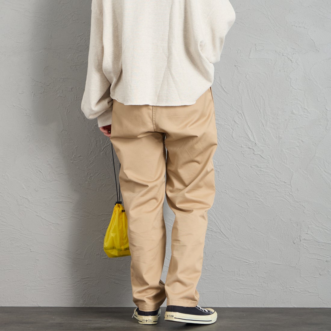 GRAMiCCi [グラミチ] 別注 T/C エブリデイパンツ [GMP6-F1025-JF] CHINO &&モデル身長：158cm 着用サイズ：S&&