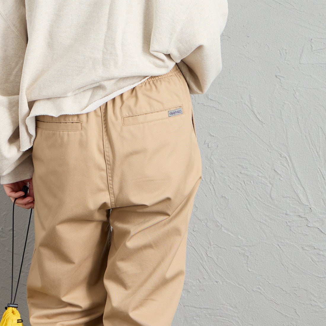 GRAMiCCi [グラミチ] 別注 T/C エブリデイパンツ [GMP6-F1025-JF] CHINO &&モデル身長：158cm 着用サイズ：S&&