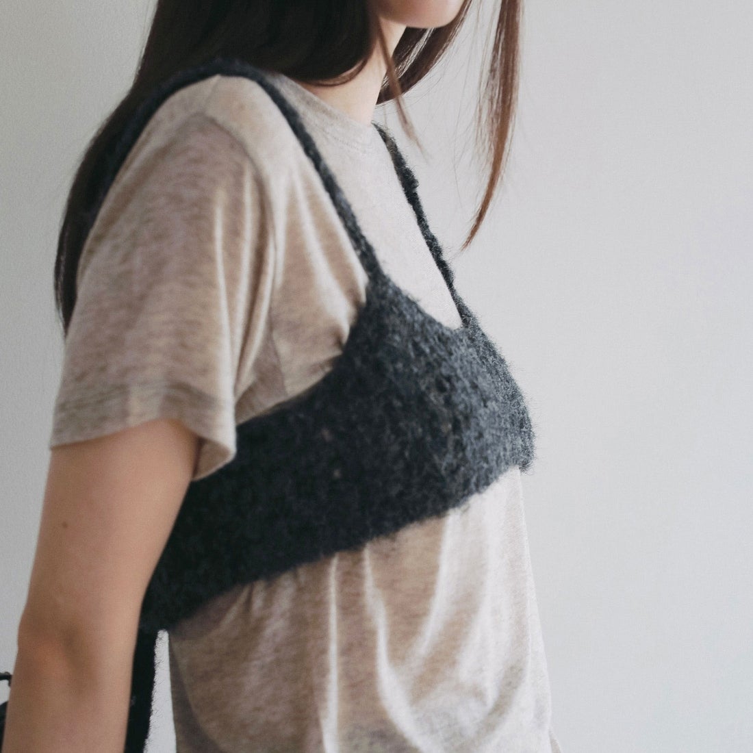 anuke [アンヌーク] クロシェニットビスチェ [62620510] C/GRY