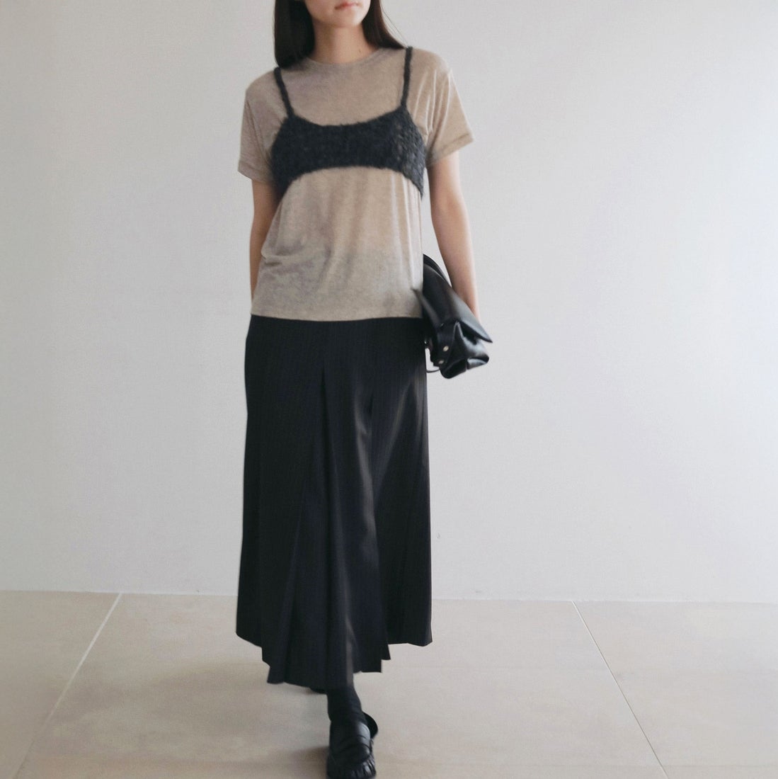 anuke [アンヌーク] クロシェニットビスチェ [62620510] C/GRY