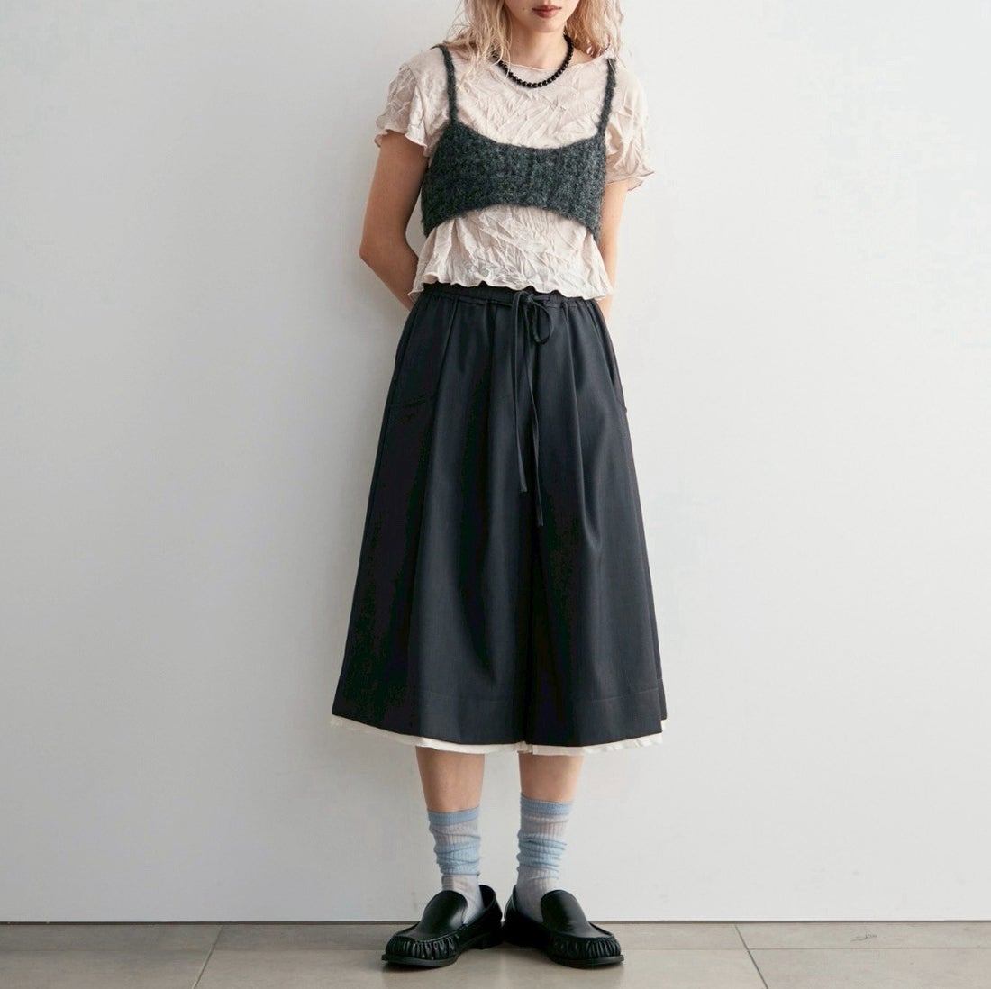 anuke [アンヌーク] クロシェニットビスチェ [62620510] C/GRY