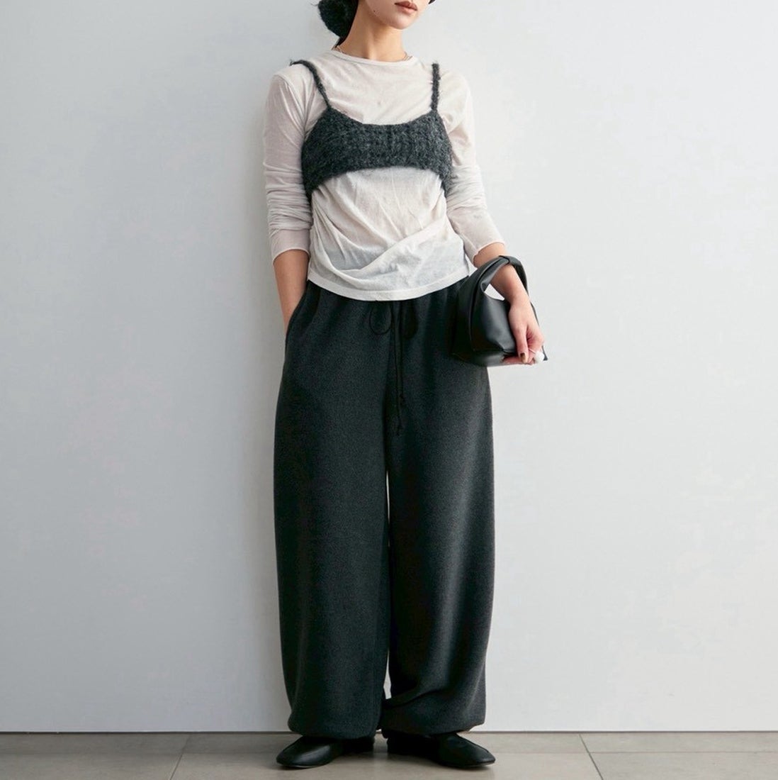 anuke [アンヌーク] クロシェニットビスチェ [62620510] C/GRY