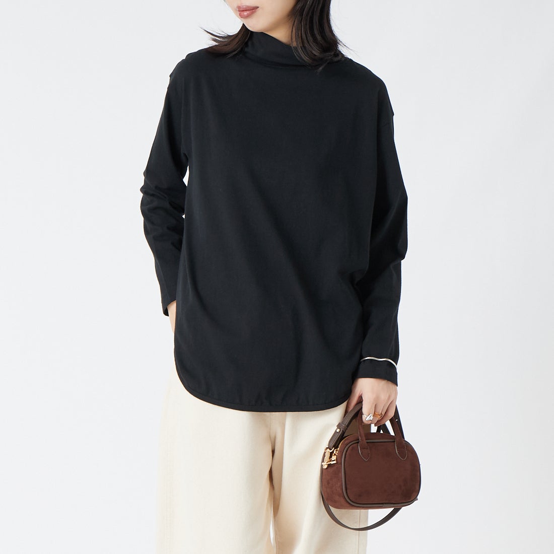 99 BLACK&&モデル身長：162cm 着用サイズ：F&&