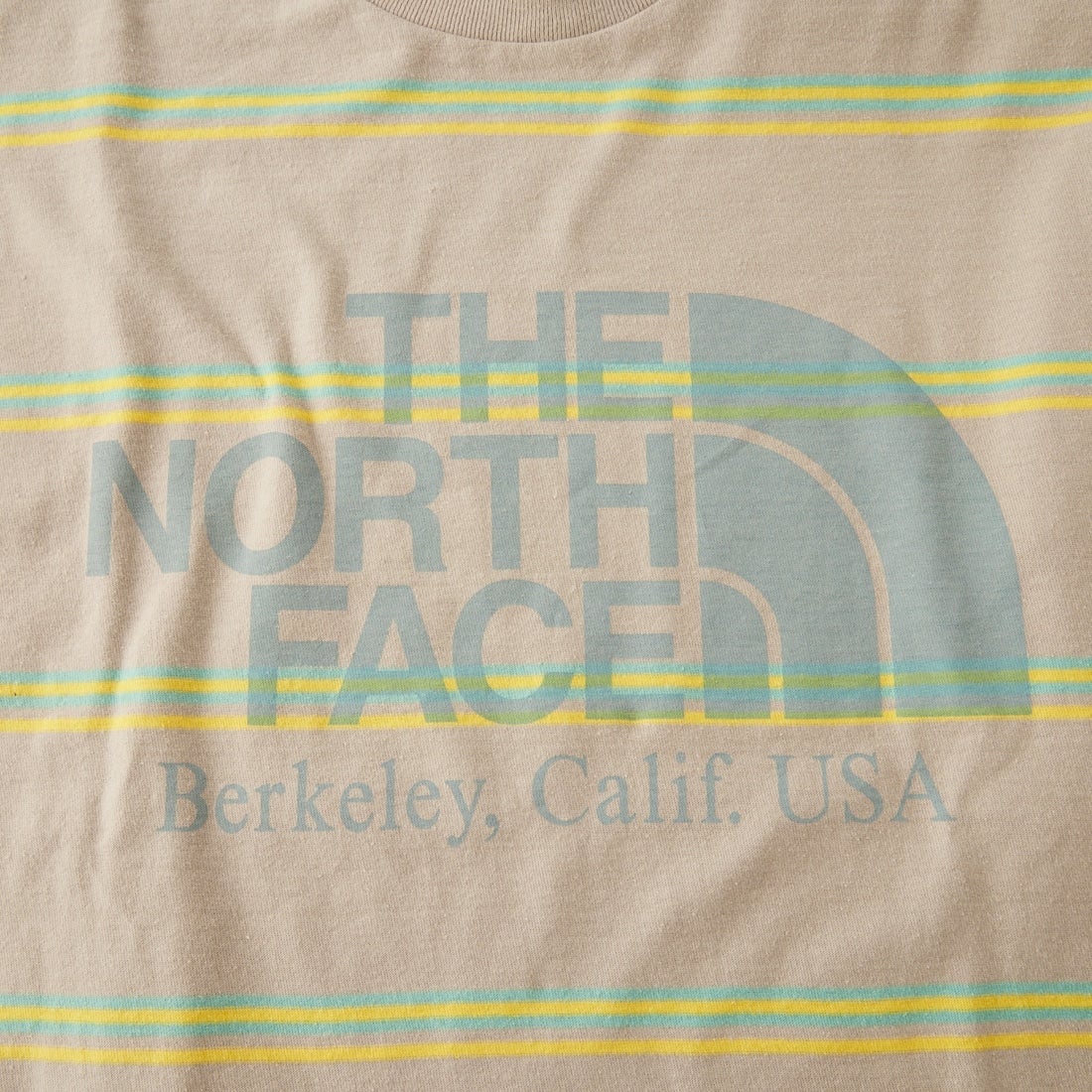 THE NORTH FACE PURPLE LABEL [ザ ノースフェイス パープルレーベル] フィールド ロングスリーブ ストライプTシャツ [N26FT034] BE BEIGE