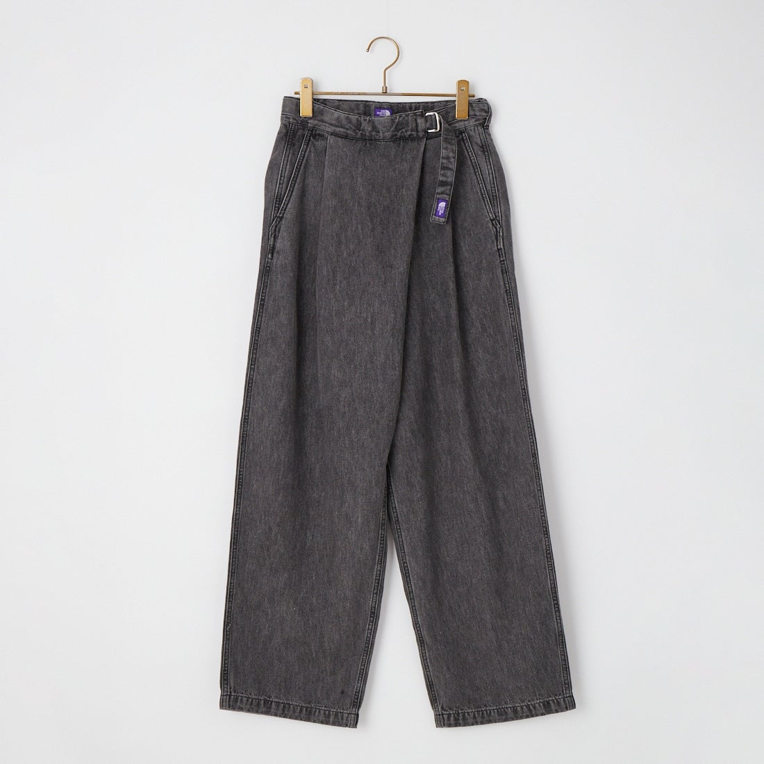 THE NORTH FACE PURPLE LABEL [ザ ノースフェイス パープルレーベル] リネンコットンデニム フィールドラップパンツ [N26FC030] H GRAY
