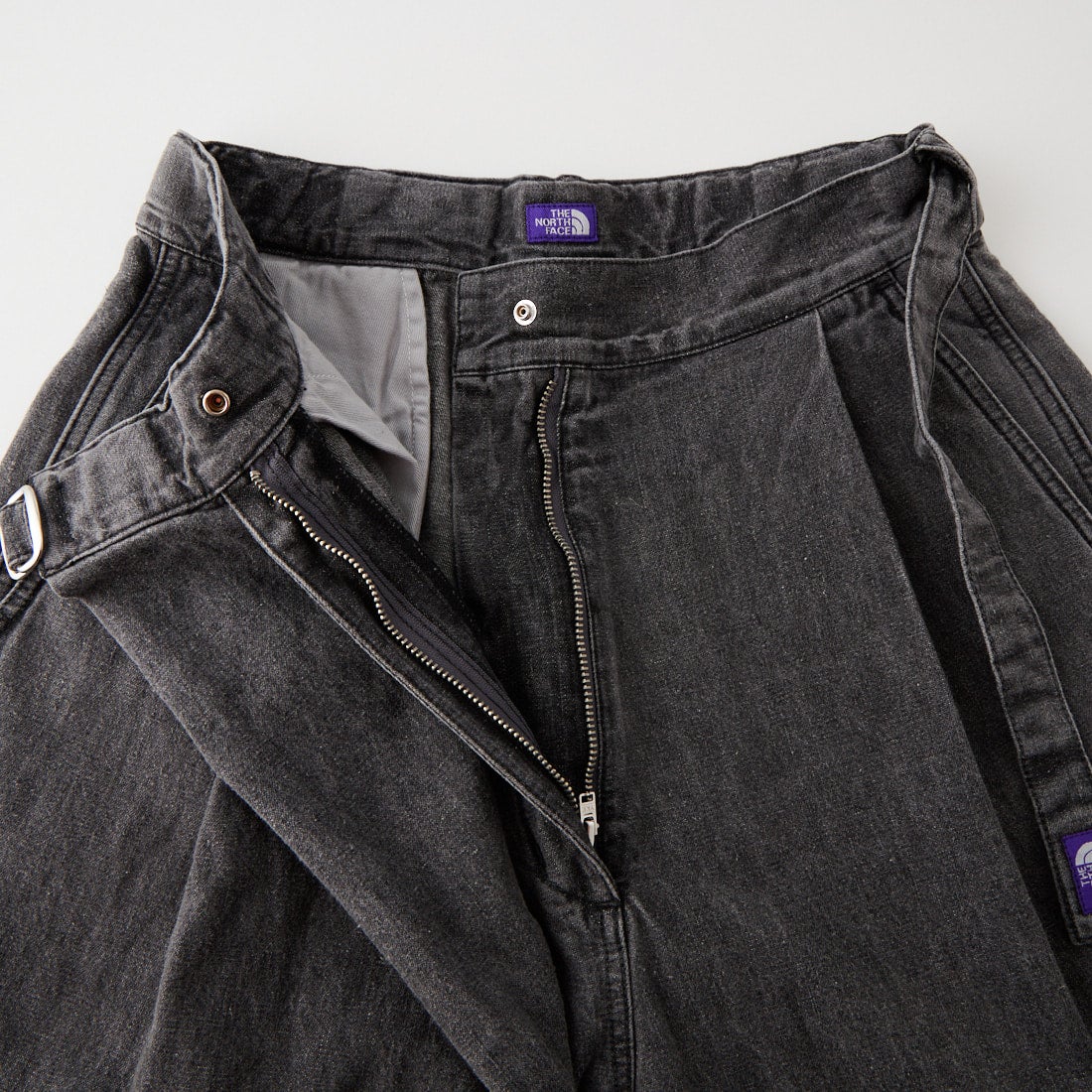 THE NORTH FACE PURPLE LABEL [ザ ノースフェイス パープルレーベル] リネンコットンデニム フィールドラップパンツ [N26FC030] H GRAY