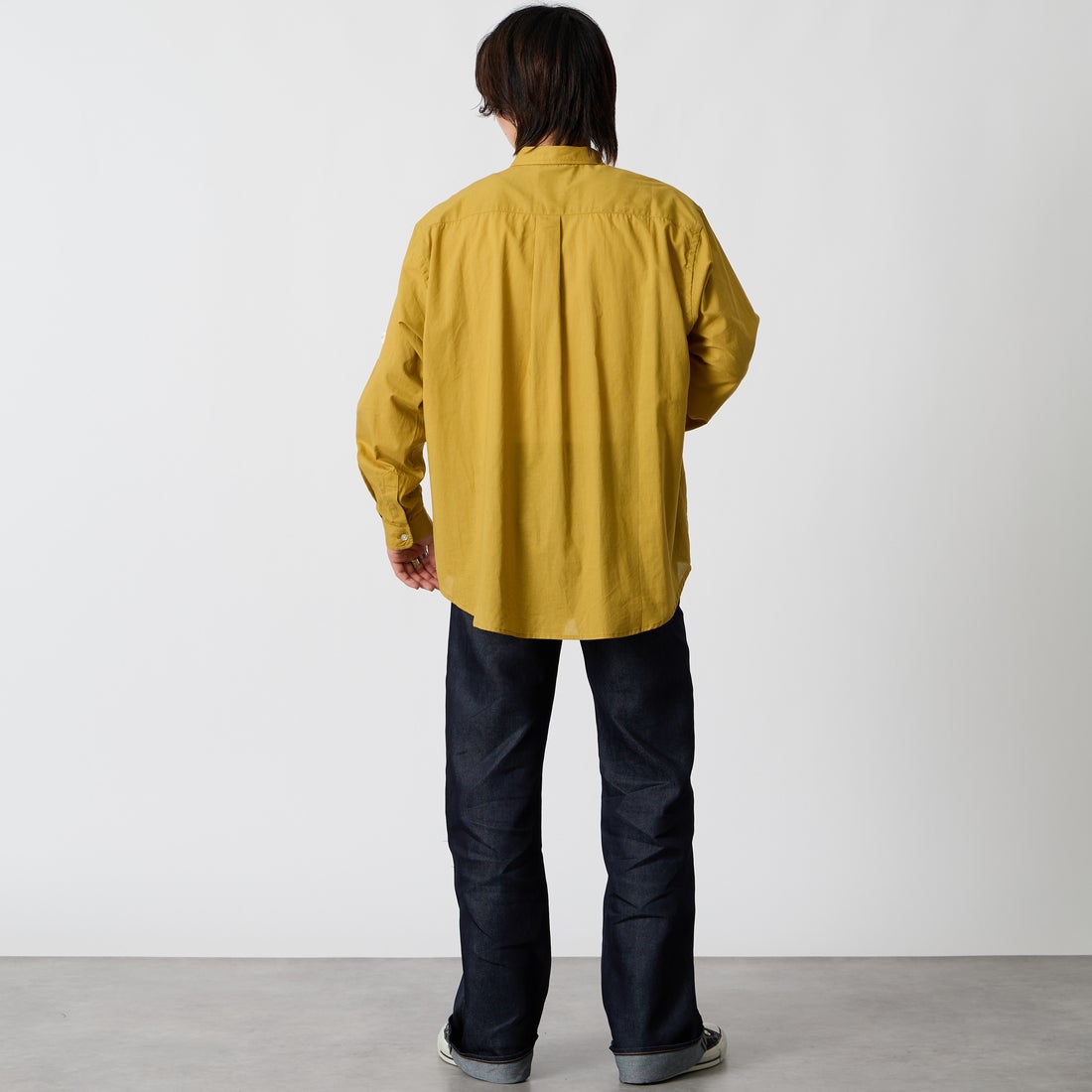Japan Blue Jeans. [ジャパンブルージーンズ] 9ozライトフレアジーンズ [JMJE0502] RIG &&モデル身長：177cm 着用サイズ：28&&