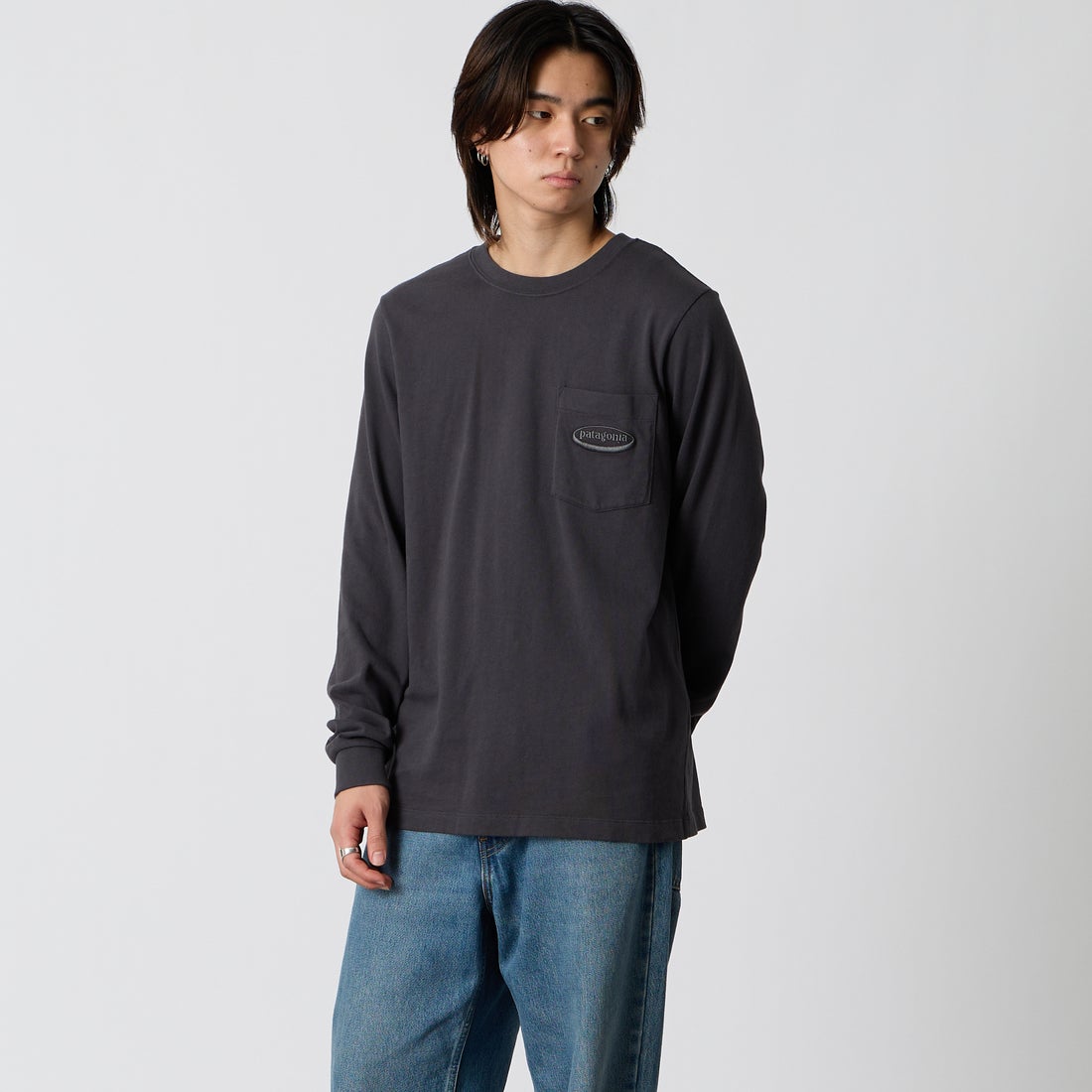BLK&&モデル身長：177cm 着用サイズ：M&&