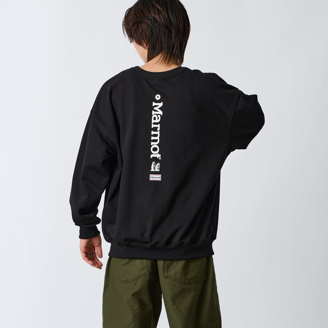 BLACK&&モデル身長：177cm 着用サイズ：L&&