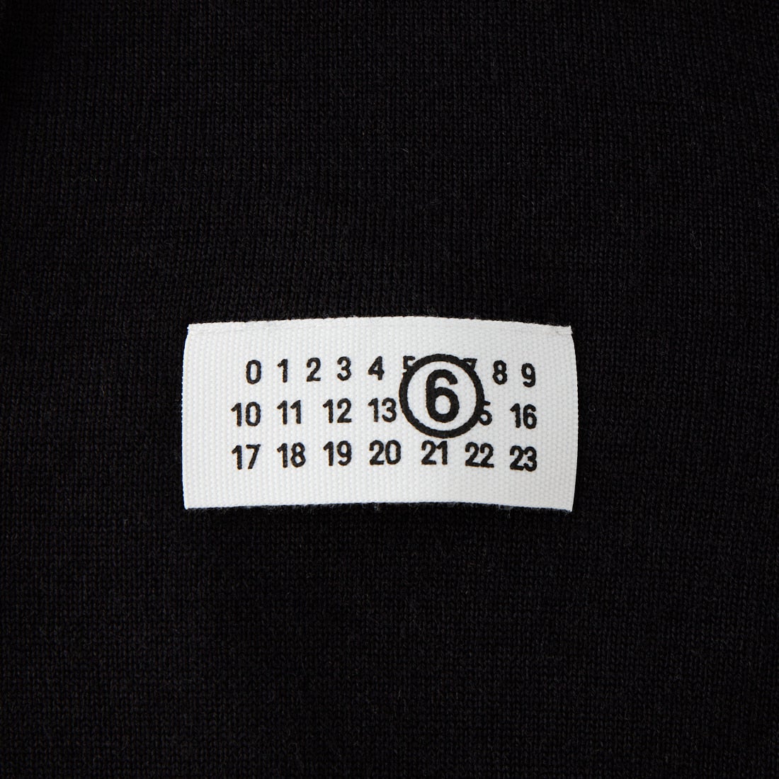 MM6 Maison Margiela [エムエムシックス メゾン マルジェラ] ボタンフロント ウールブレンドニットカーディガン [S52HP0044-M13037] 900 BLACK