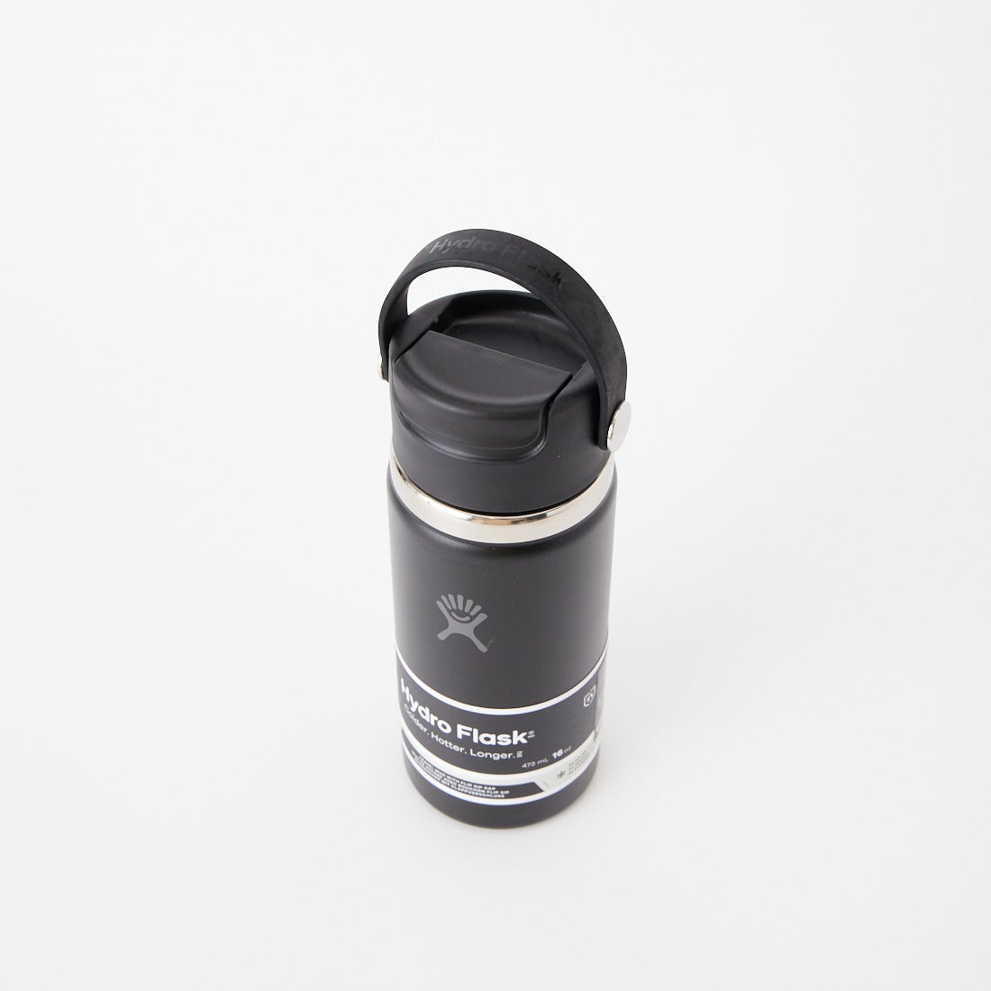 Hydro Flask [ハイドロフラスク] 16oz トラベルマグ フリップシップキャップ [890246] 178 BLACK