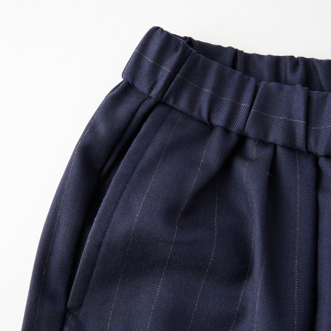 maison de soil [メゾンドソイル] ウーステッドサージ 2タックテーパードパンツ [GNMDS2501WS] 39ST NVY S