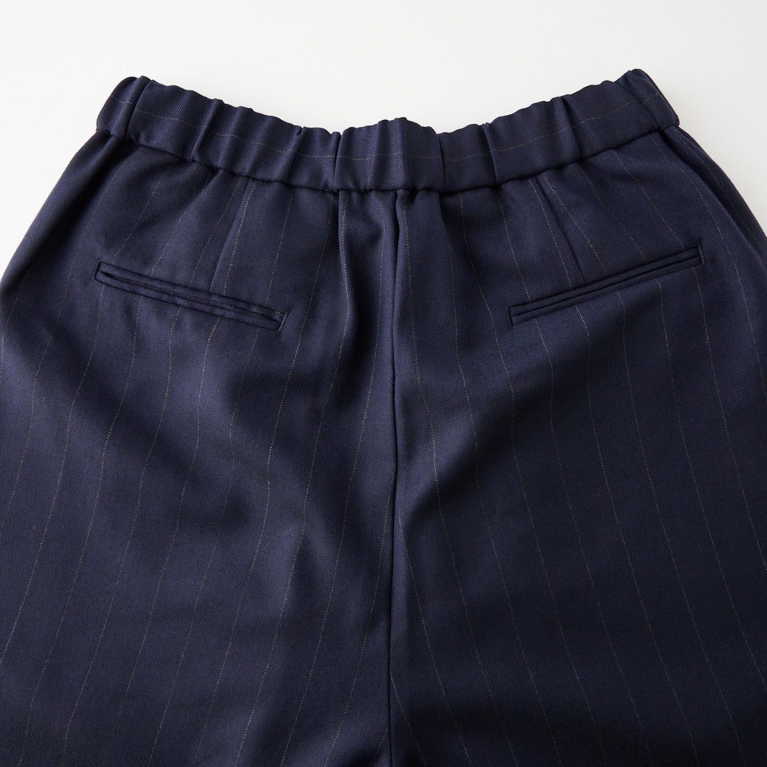 maison de soil [メゾンドソイル] ウーステッドサージ 2タックテーパードパンツ [GNMDS2501WS] 39ST NVY S