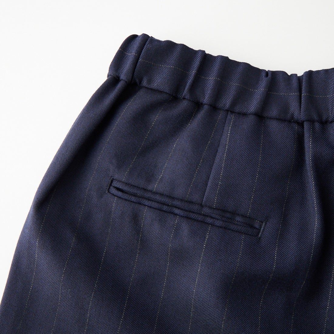 maison de soil [メゾンドソイル] ウーステッドサージ 2タックテーパードパンツ [GNMDS2501WS] 39ST NVY S