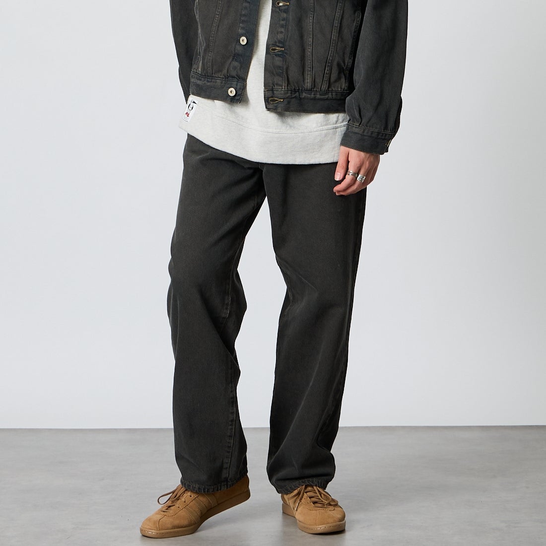 LIBERTO [リベルト] DENVER ワイドデニムパンツ [FL2506] 176 DOUBLE &&モデル身長：177cm 着用サイズ：28&&