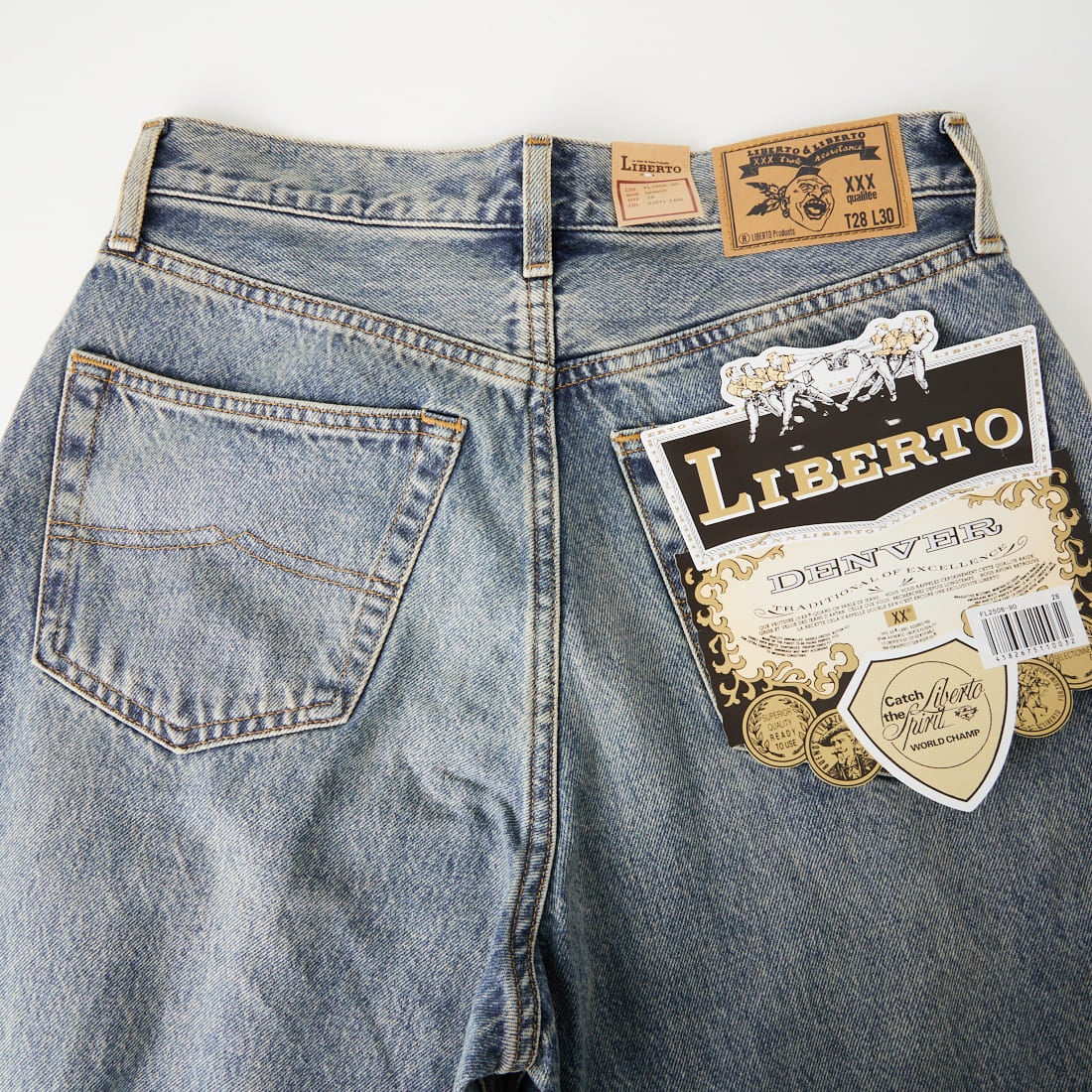 LIBERTO [リベルト] DENVER ワイドデニムパンツ [FL2506] 90 DUSTY F