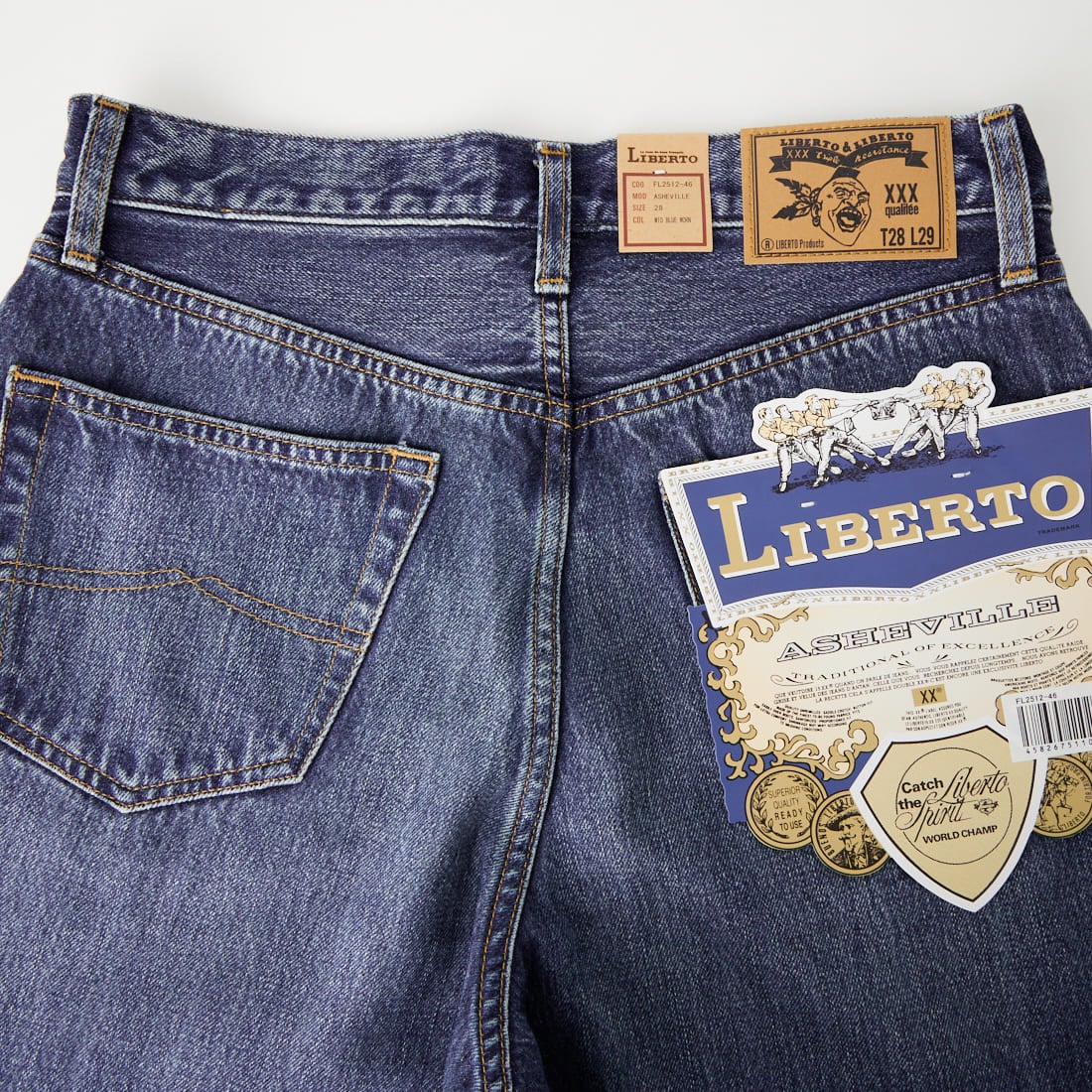 LIBERTO [リベルト] ASHEVILLE カーブデニムパンツ [FL2512] 46 M.BLUE