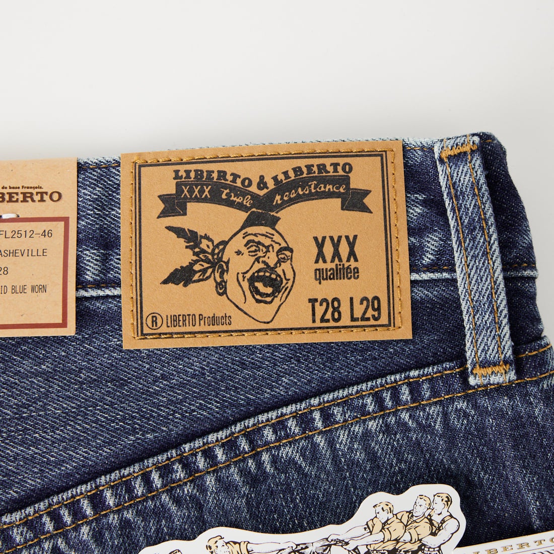 LIBERTO [リベルト] ASHEVILLE カーブデニムパンツ [FL2512] 46 M.BLUE