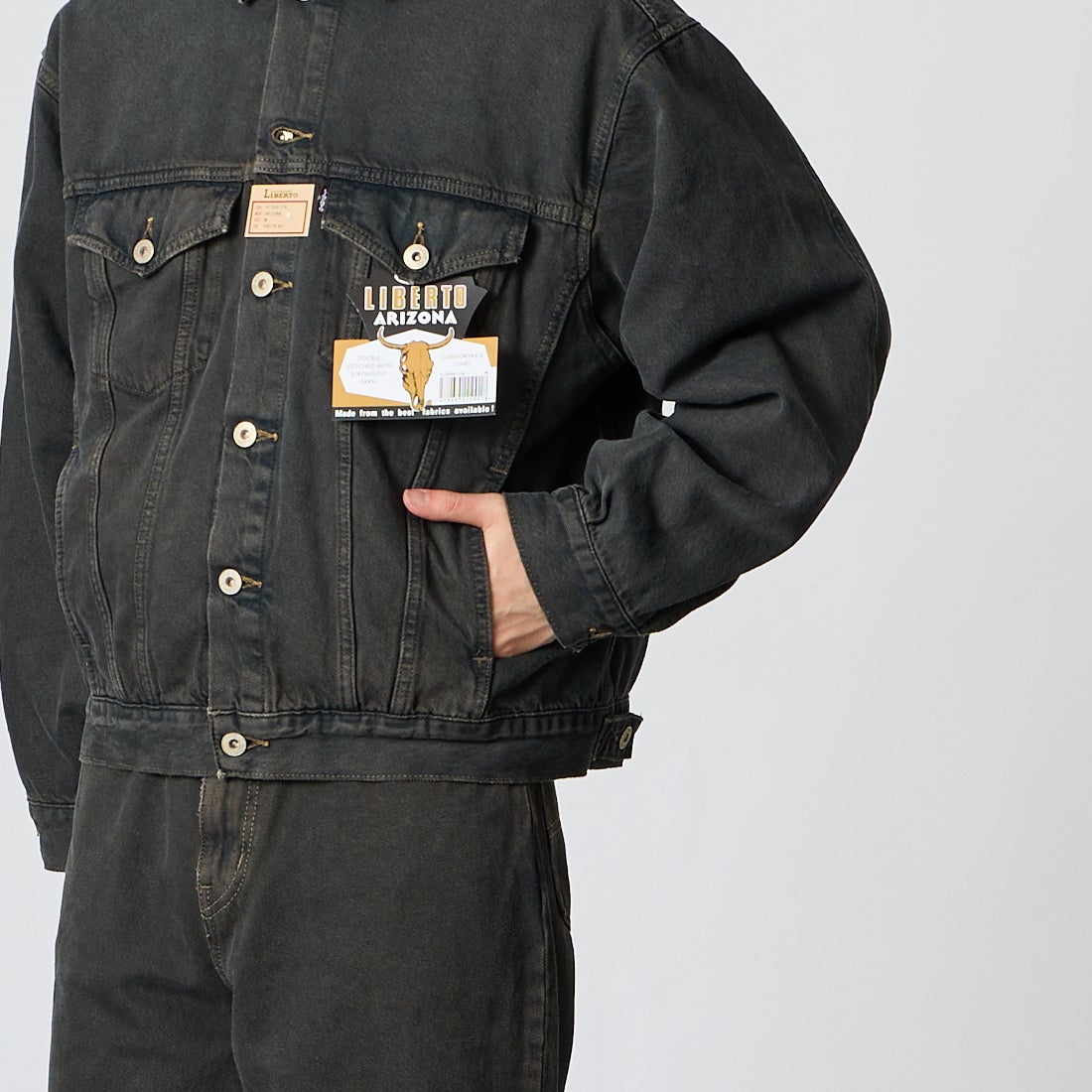 LIBERTO [リベルト] ARIZONAジャケット [FL2550] 176 DOUBLE &&モデル身長：177cm 着用サイズ：M&&