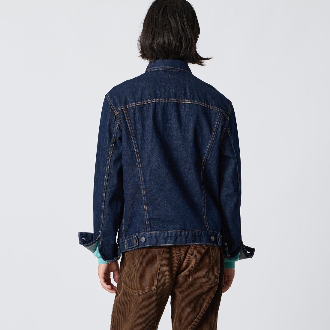 LEVI'S [リーバイス] TYPE3 トラッカージャケット [72334-07] 91 WASH IT &&モデル身長：175cm 着用サイズ：M&&