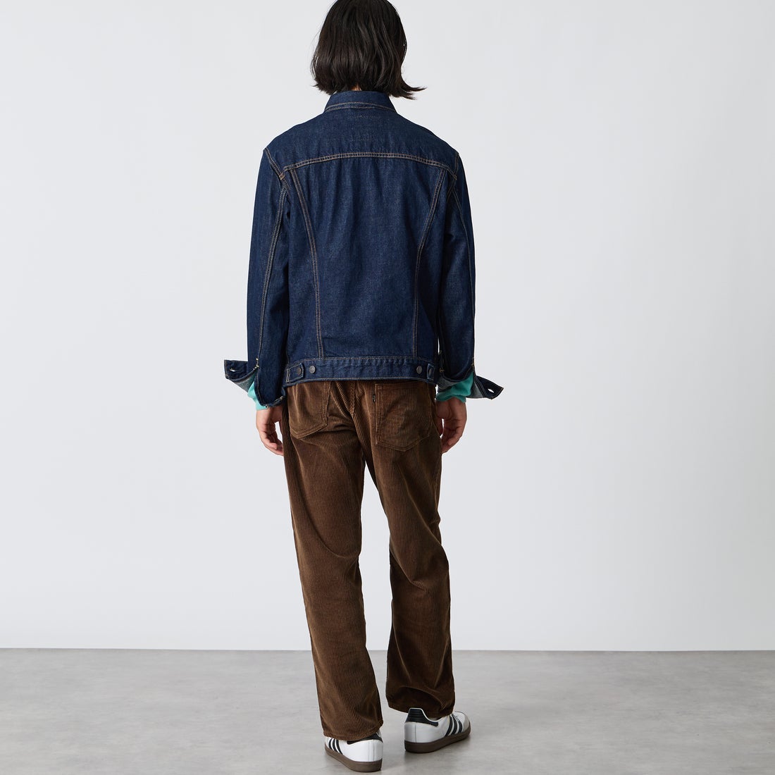 LEVI'S [リーバイス] TYPE3 トラッカージャケット [72334-07] 91 WASH IT &&モデル身長：175cm 着用サイズ：M&&