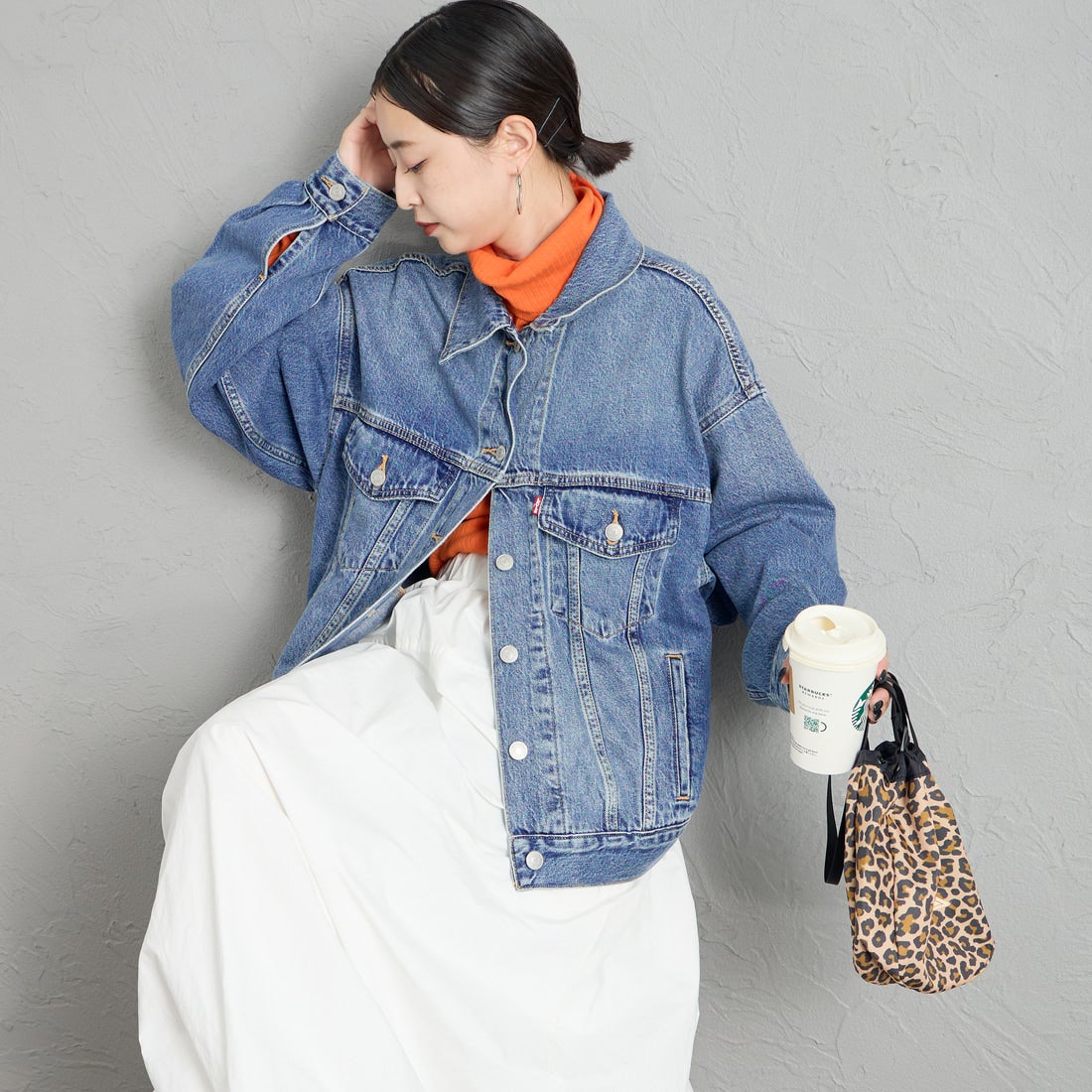 76 CHOP CH&&モデル身長：150cm 着用サイズ：S&&