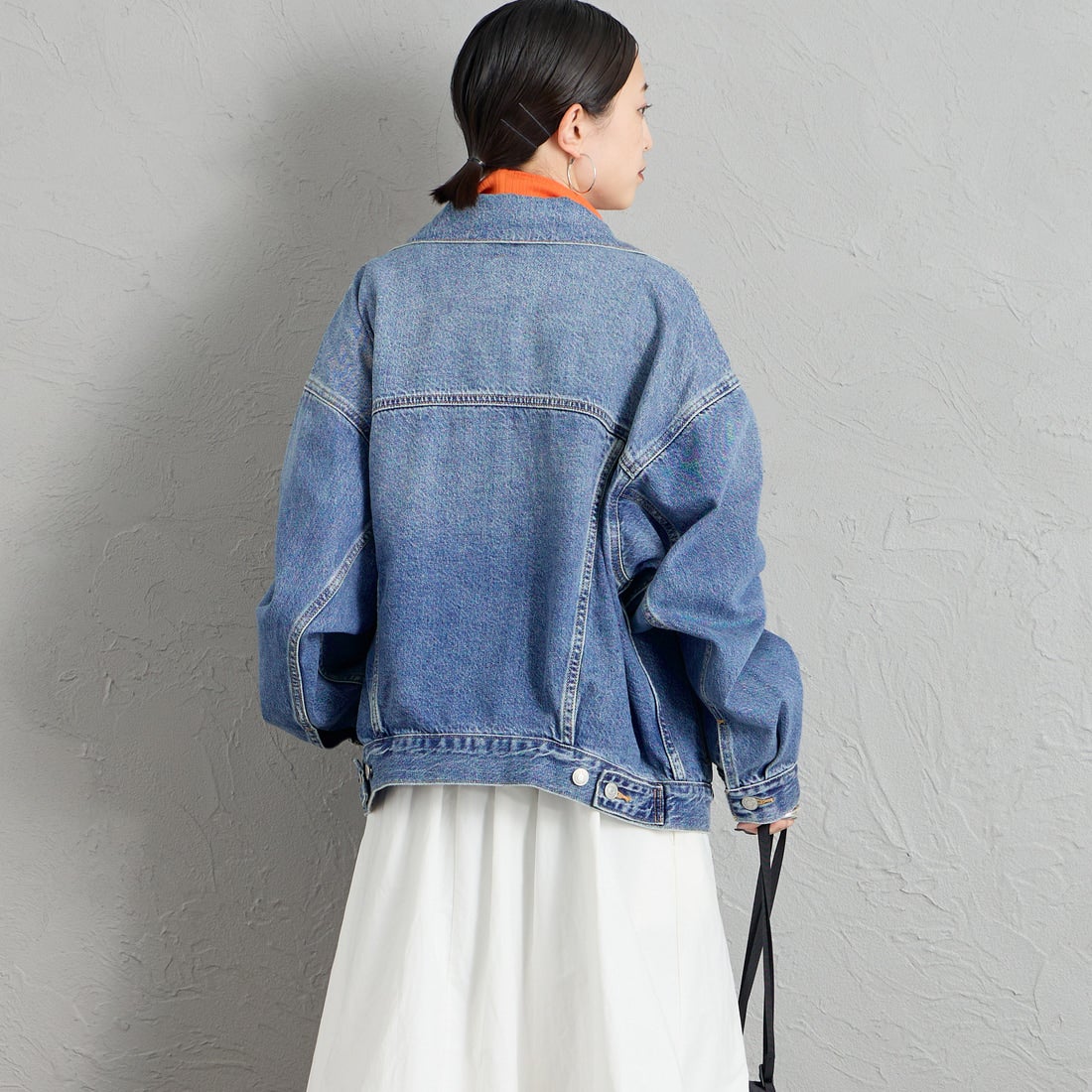 LEVI'S [リーバイス] 90S トラッカージャケット [A1743-01] 76 CHOP CH &&モデル身長：150cm 着用サイズ：S&&