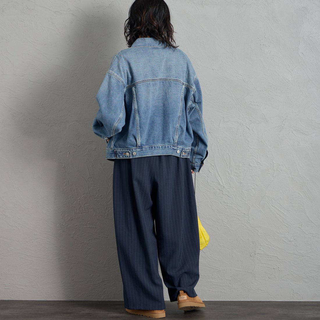 LEVI'S [リーバイス] 90S トラッカージャケット [A1743-01] 76 CHOP CH &&モデル身長：160cm 着用サイズ：S&&
