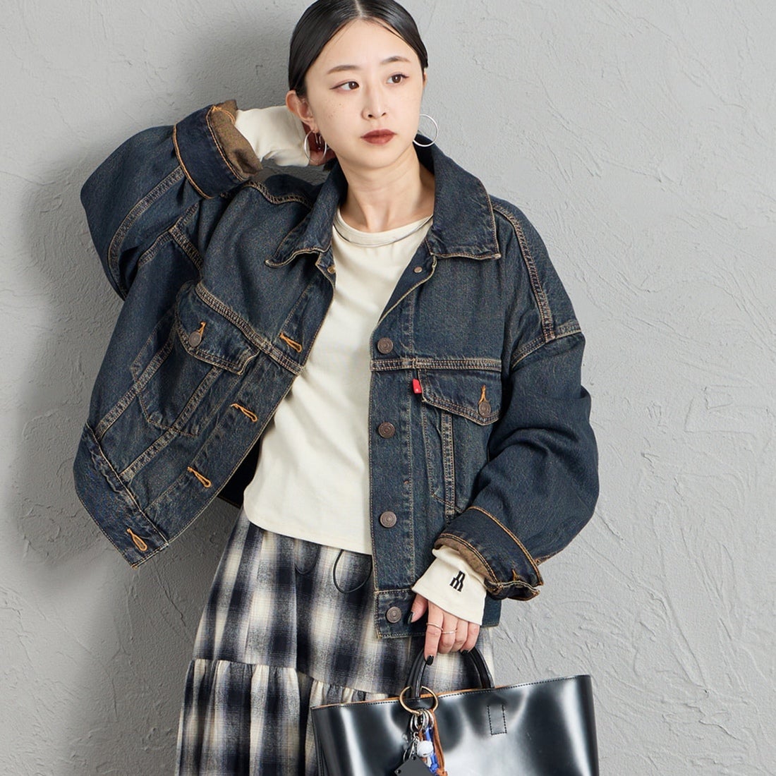 07 HIGH VI&&モデル身長：150cm 着用サイズ：S&&