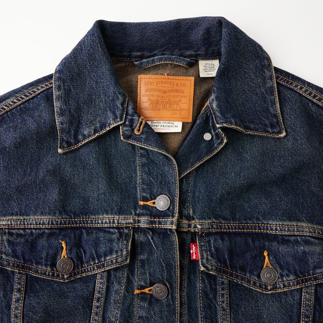 LEVI'S [リーバイス] ルーズクロップド トラッカージャケット [0089L-00] 07 HIGH VI