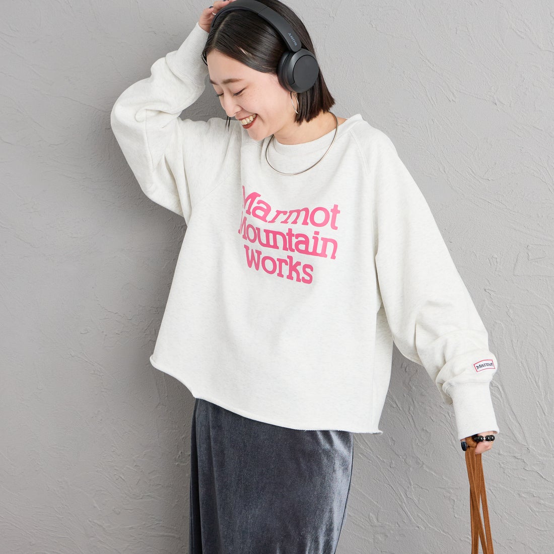 ASH GRAY&&モデル身長：150cm 着用サイズ：F&&