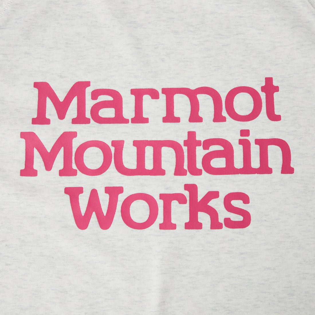 Marmot [マーモット] 別注 ロゴプリント カットオフスウェット [MTFW26WSW374IN-JF] ASH GRAY